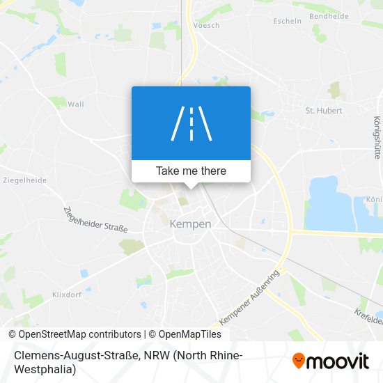 Clemens-August-Straße map