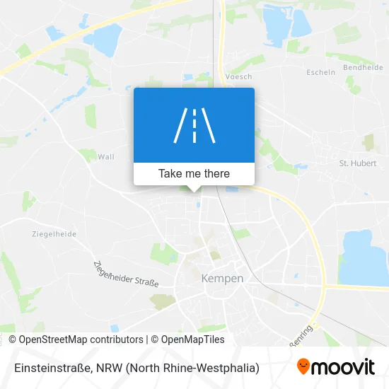 Карта Einsteinstraße