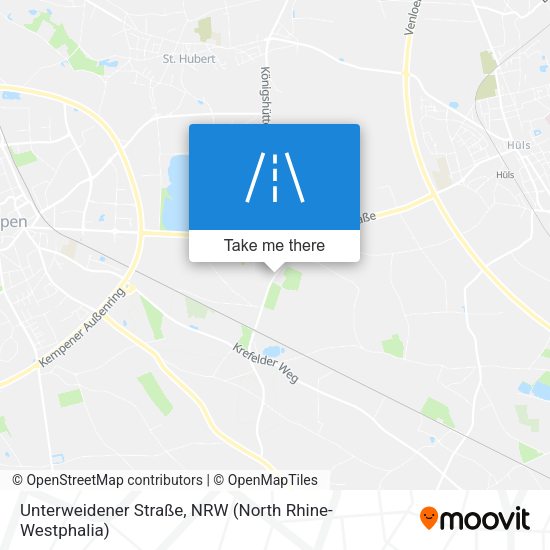 Unterweidener Straße map