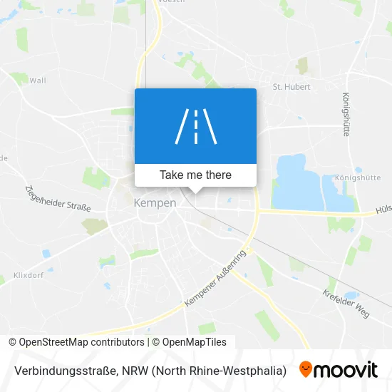 Карта Verbindungsstraße