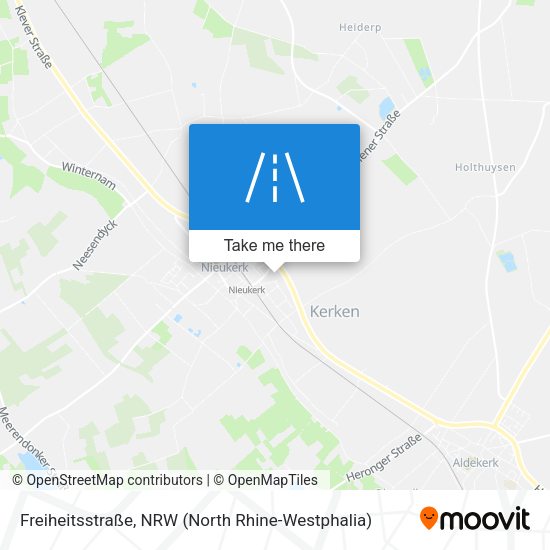 Freiheitsstraße map