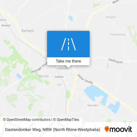 Gastendonker Weg map