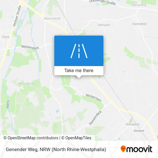 Карта Genender Weg