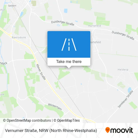 Карта Vernumer Straße