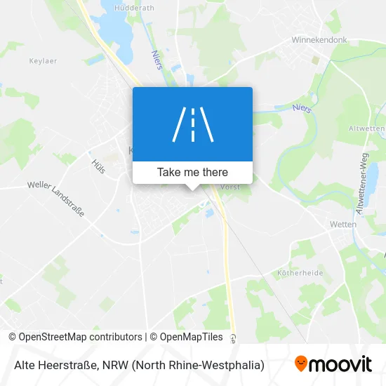 Карта Alte Heerstraße