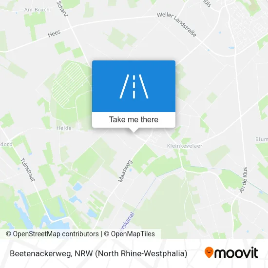 Карта Beetenackerweg