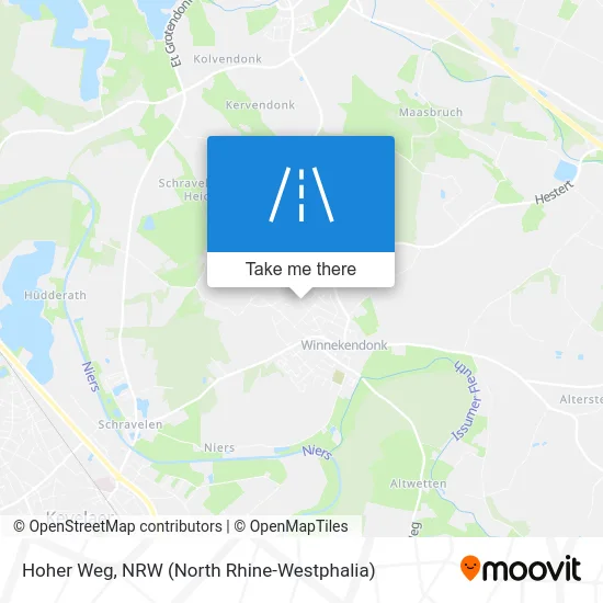 Карта Hoher Weg