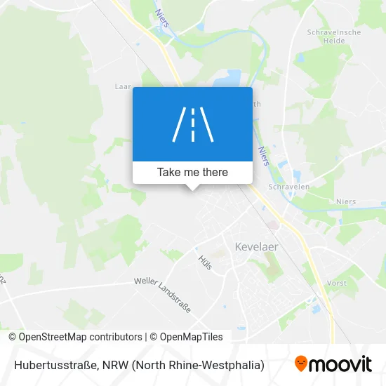 Карта Hubertusstraße