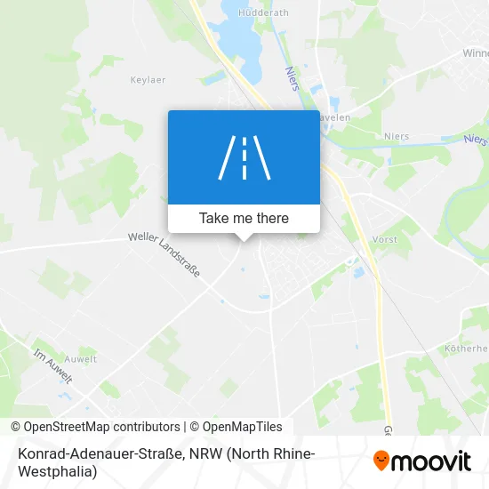 Карта Konrad-Adenauer-Straße