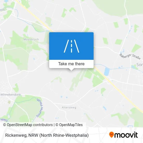 Карта Rickenweg