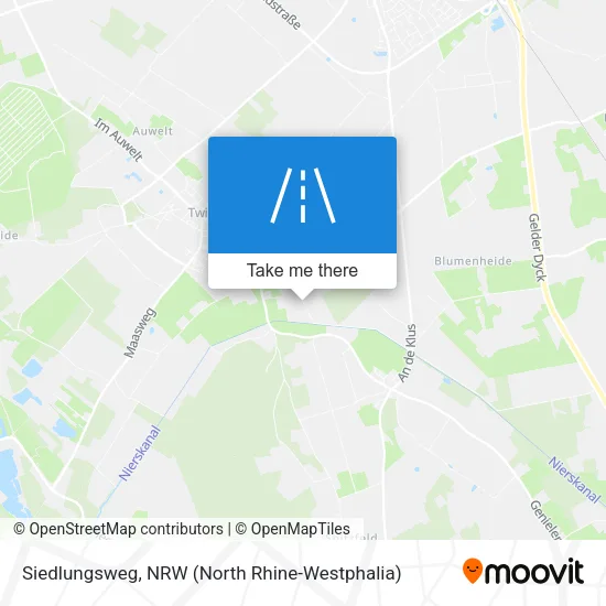 Карта Siedlungsweg