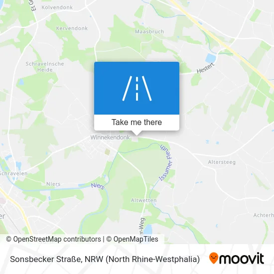 Sonsbecker Straße map