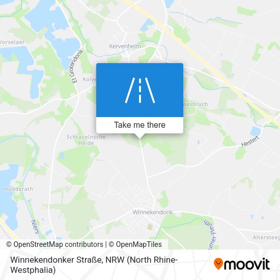 Winnekendonker Straße map
