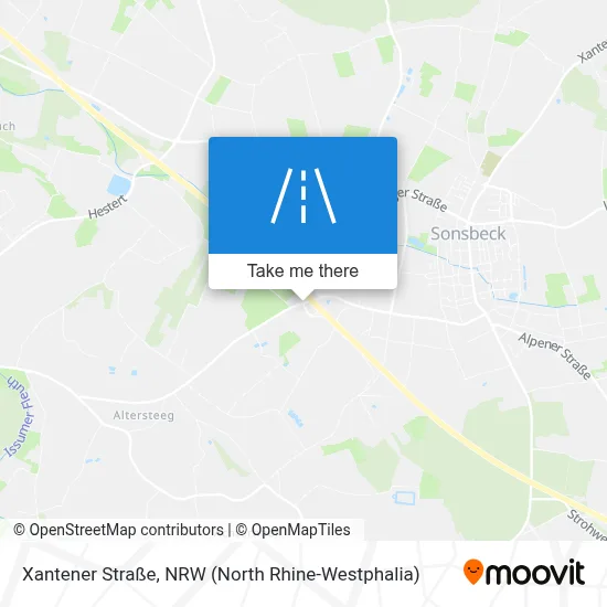 Xantener Straße map