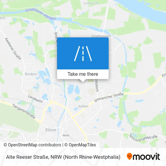 Карта Alte Reeser Straße