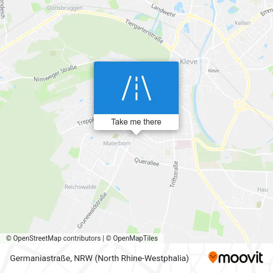 Карта Germaniastraße