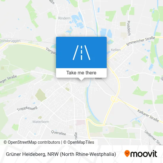 Grüner Heideberg map