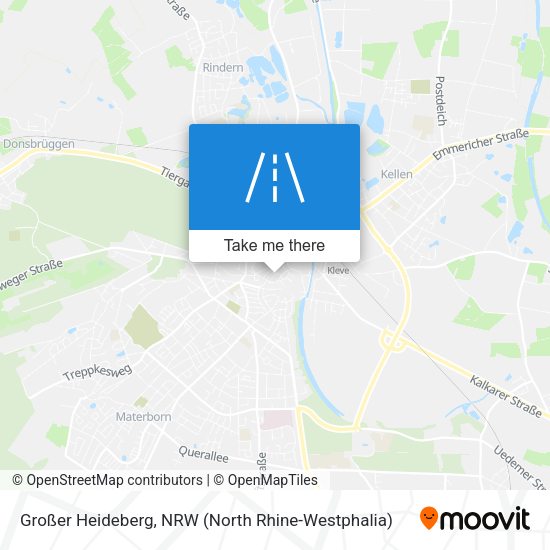 Großer Heideberg map