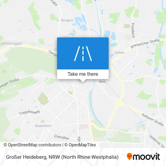 Карта Großer Heideberg