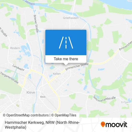 Hammscher Kerkweg map