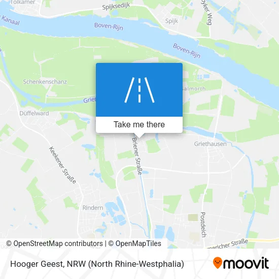 Карта Hooger Geest