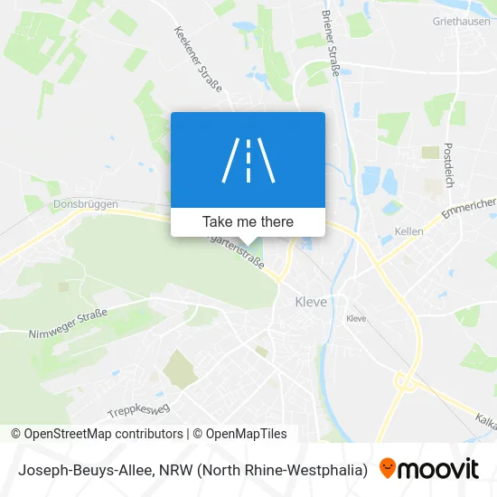 Joseph-Beuys-Allee map