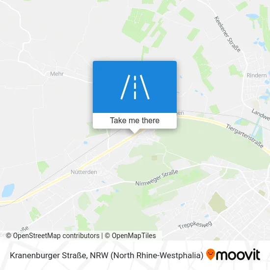 Карта Kranenburger Straße