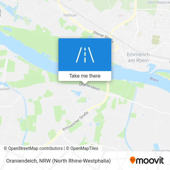 Oraniendeich map
