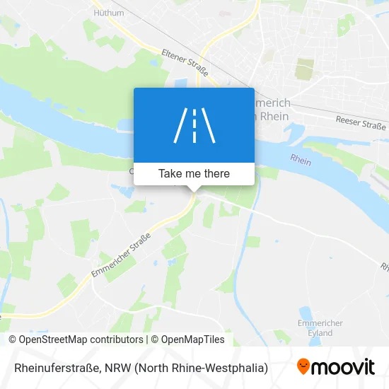 Rheinuferstraße map
