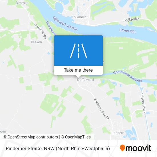 Rinderner Straße map