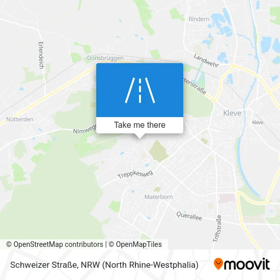 Карта Schweizer Straße