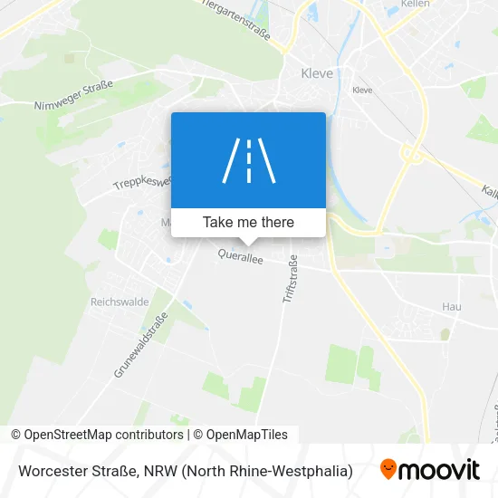 Карта Worcester Straße