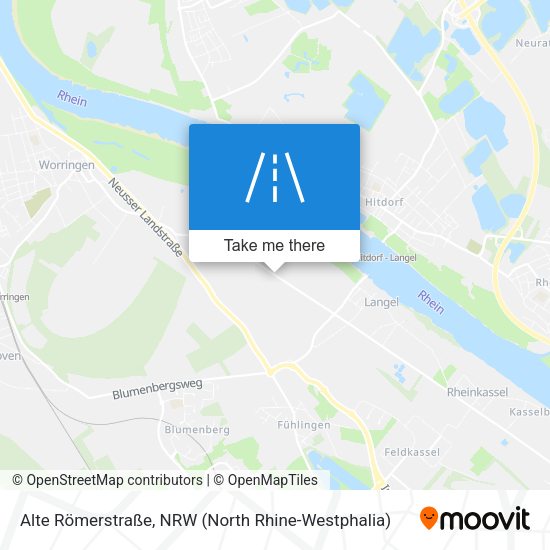 Alte Römerstraße map