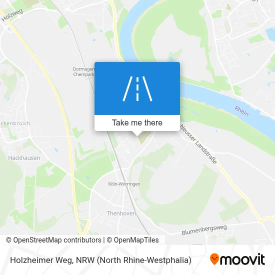 Holzheimer Weg map