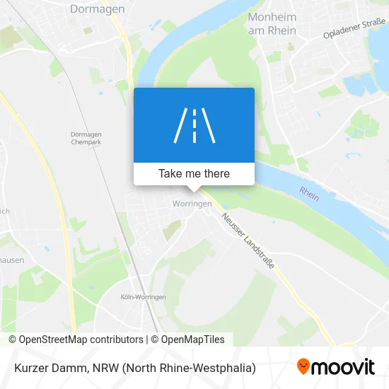 Карта Kurzer Damm