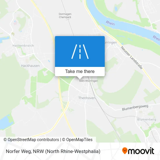 Карта Norfer Weg