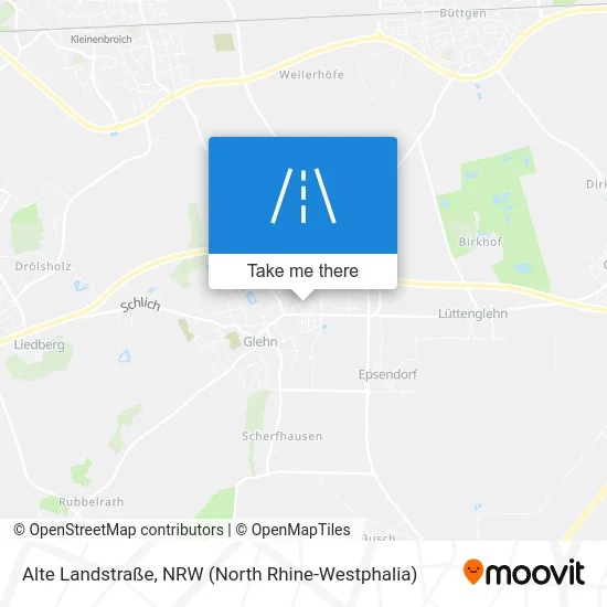 Alte Landstraße map