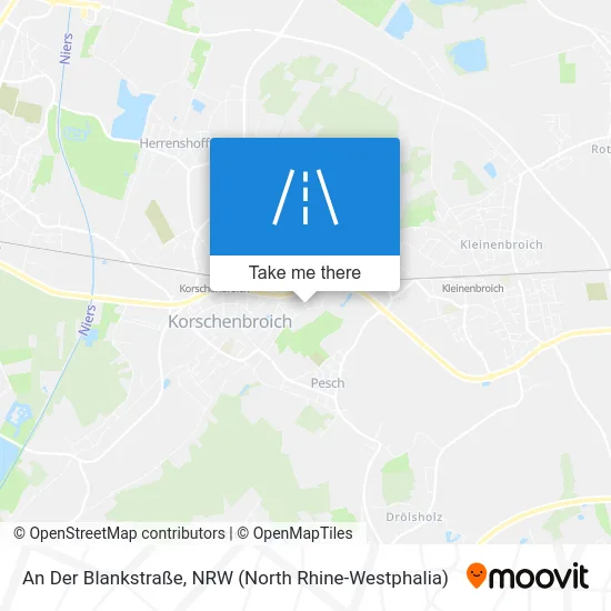 An Der Blankstraße map