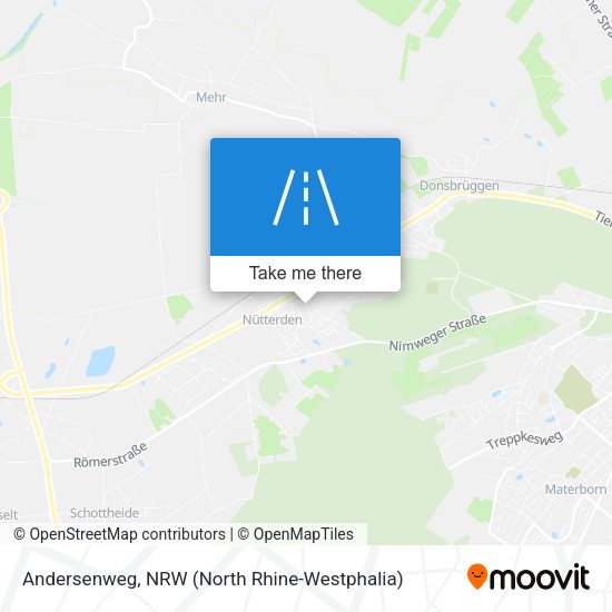 Andersenweg map