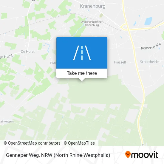 Карта Genneper Weg