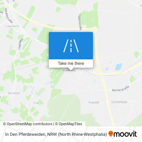 In Den Pferdeweiden map