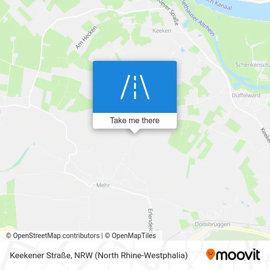 Карта Keekener Straße