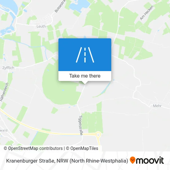 Карта Kranenburger Straße