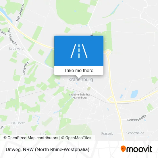 Карта Uitweg