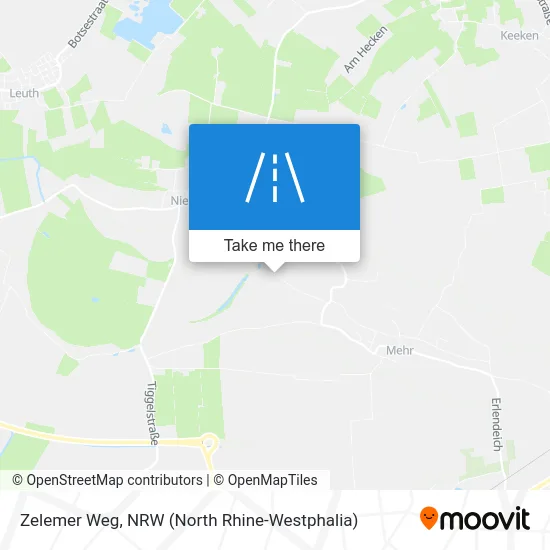 Zelemer Weg map