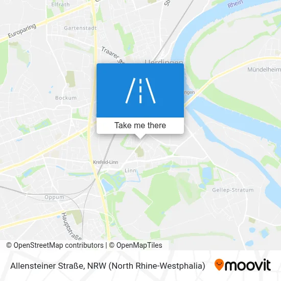Allensteiner Straße map