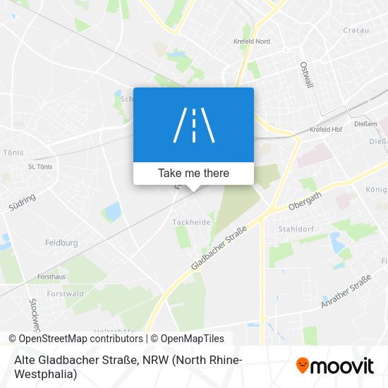 Alte Gladbacher Straße map