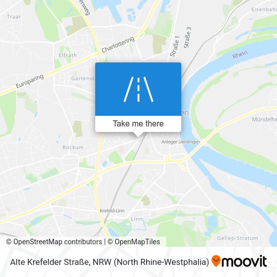 Alte Krefelder Straße map