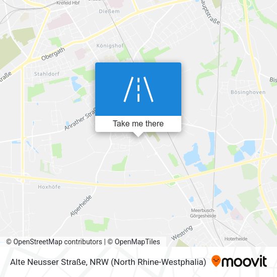Alte Neusser Straße map