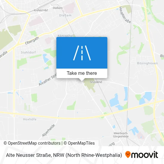 Alte Neusser Straße map